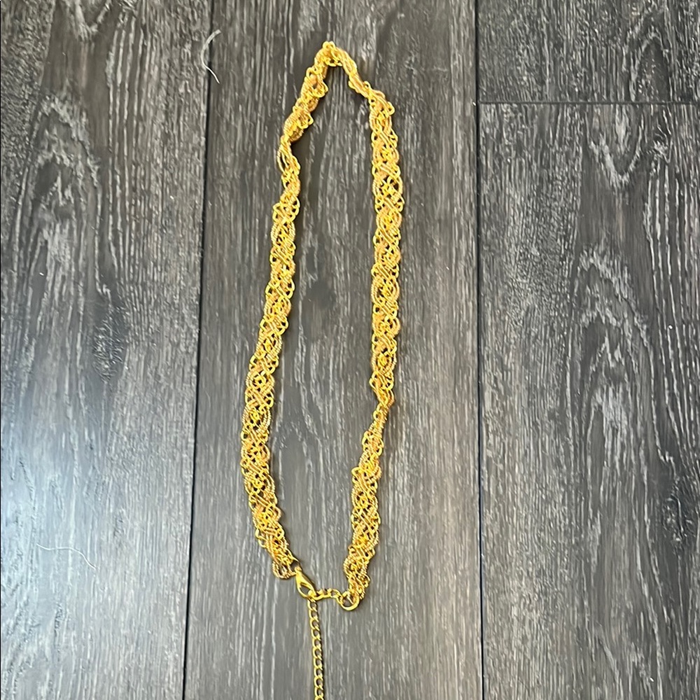 Elegant Gold Chain Belt